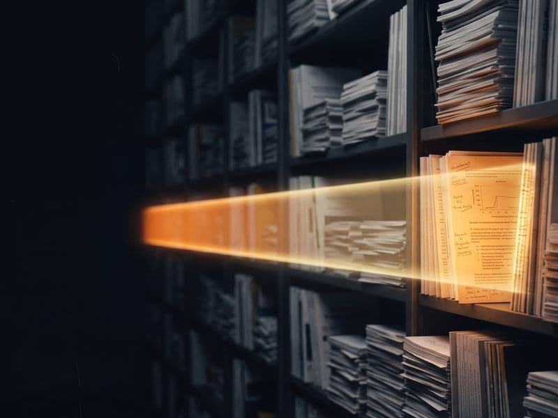 Automated accessibility audit — a scanning beam across a course library