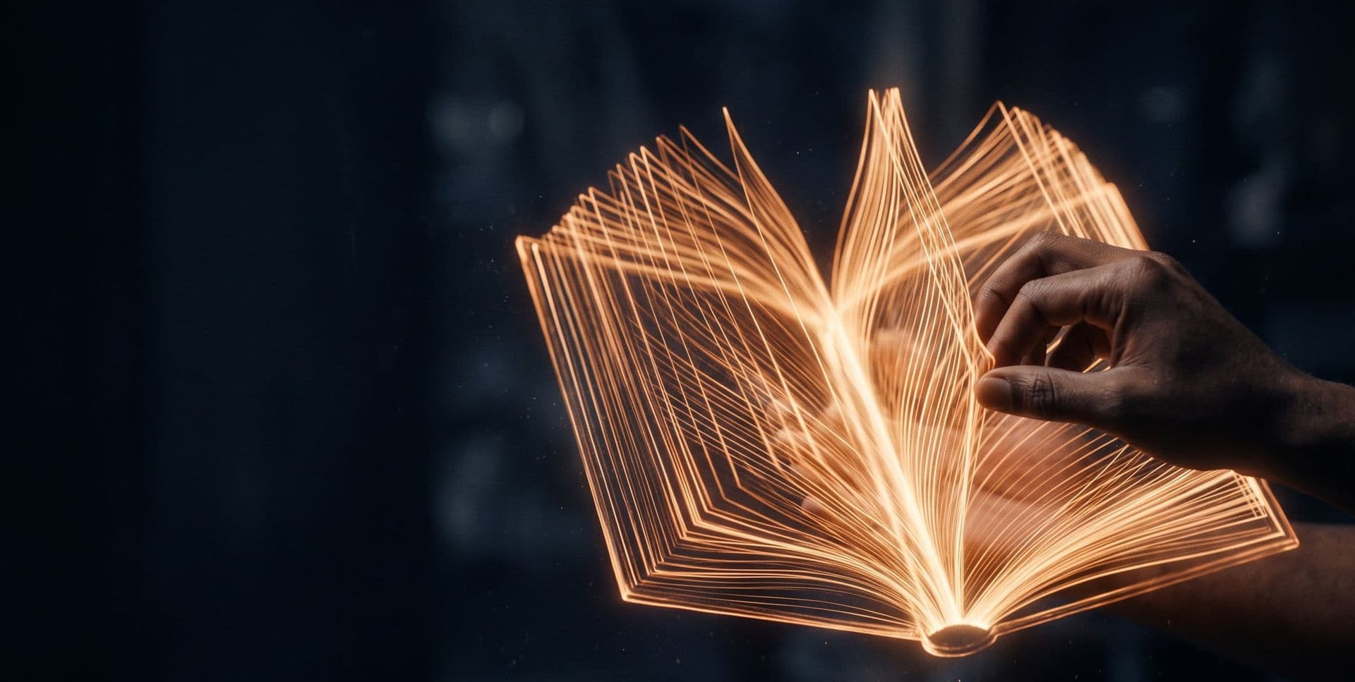 EPUB remediation — a book of light being corrected