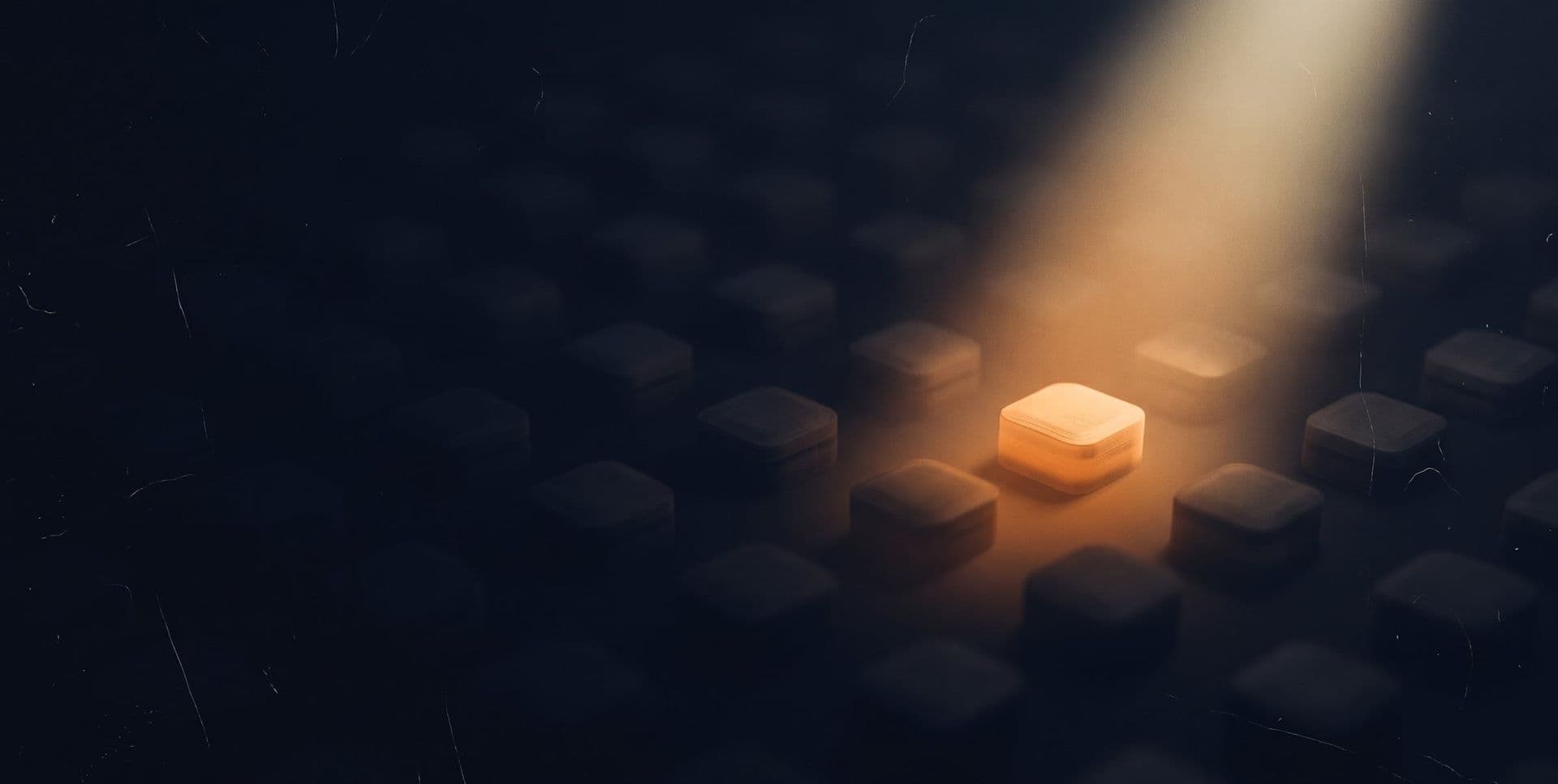 Higher-ed course development — one spotlit module among many