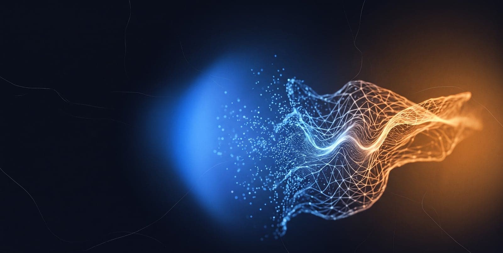 Beyond chatbots: AI agents are the future of user interaction in apps — abstract cover illustration