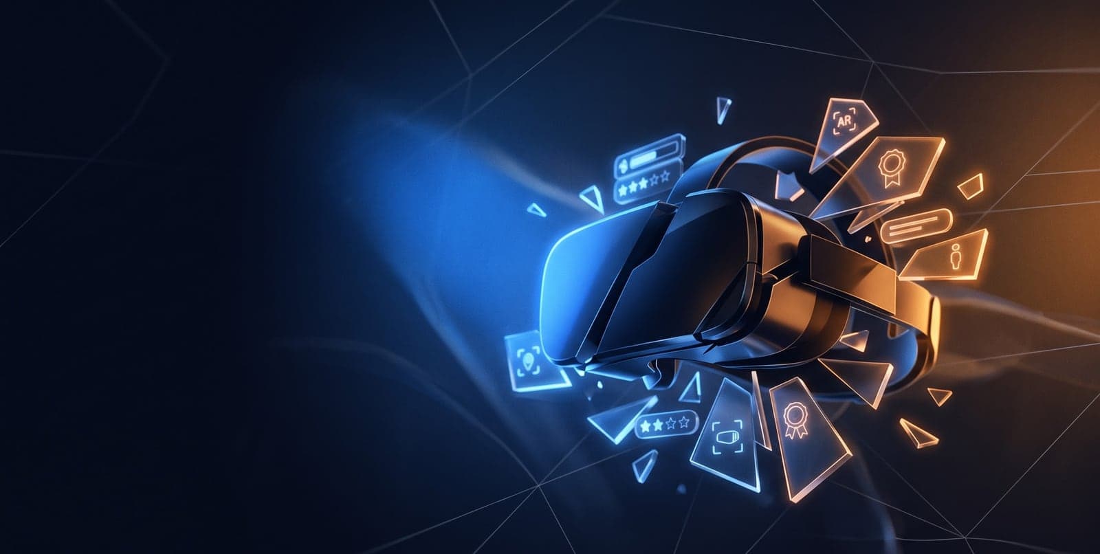 Gamification and AR/VR in corporate training: Boosting engagement with immersive tech — abstract cover illustration